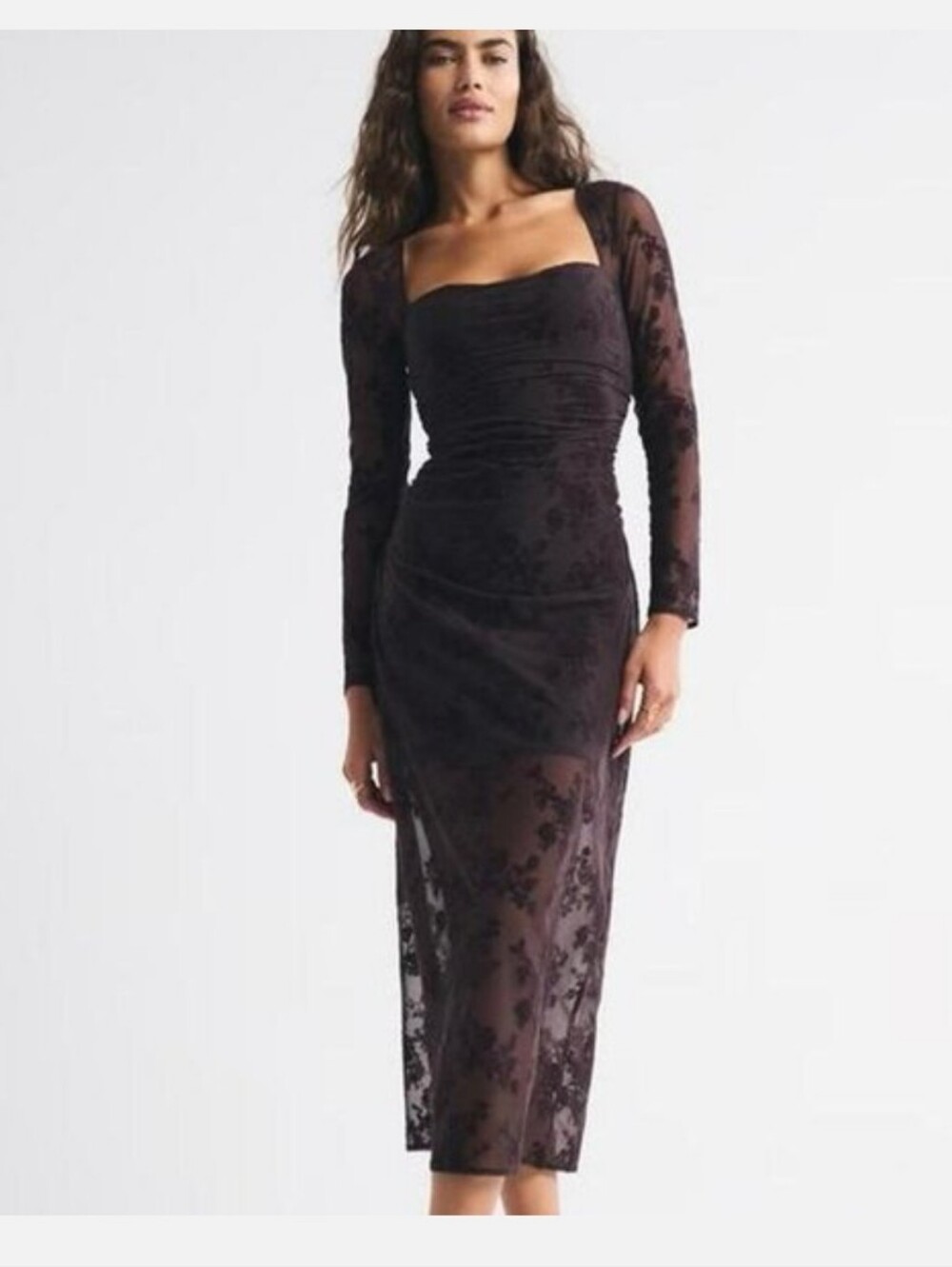 Abercrombie & Fitch Bra Free Midi Dress
